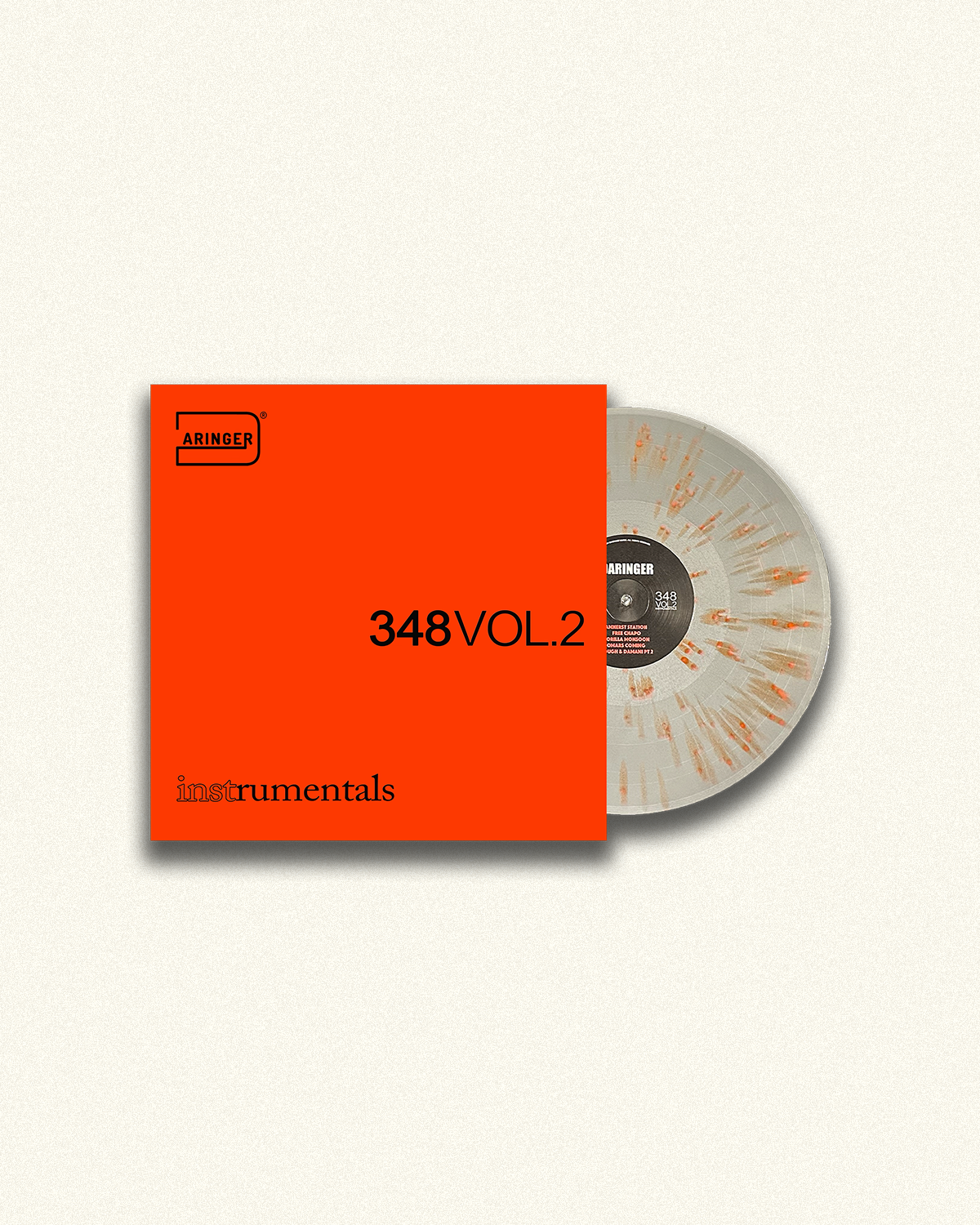 348VOL2 INSTRUMENTALS VINYL (GREY SPLATTER)