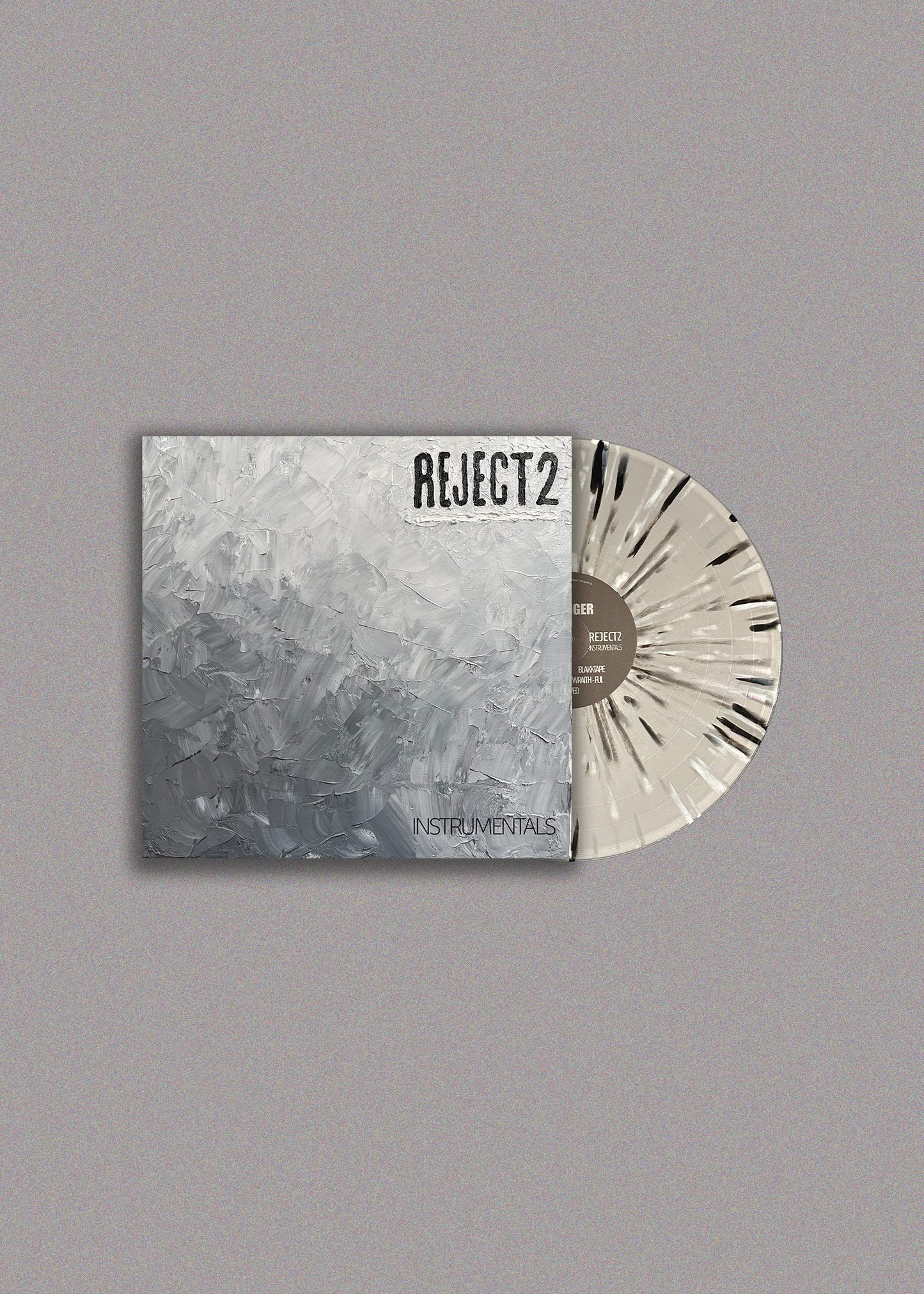 "REJECT2" INSTRUMENTALS VINYL (LIMITED) GREY SPLATTER