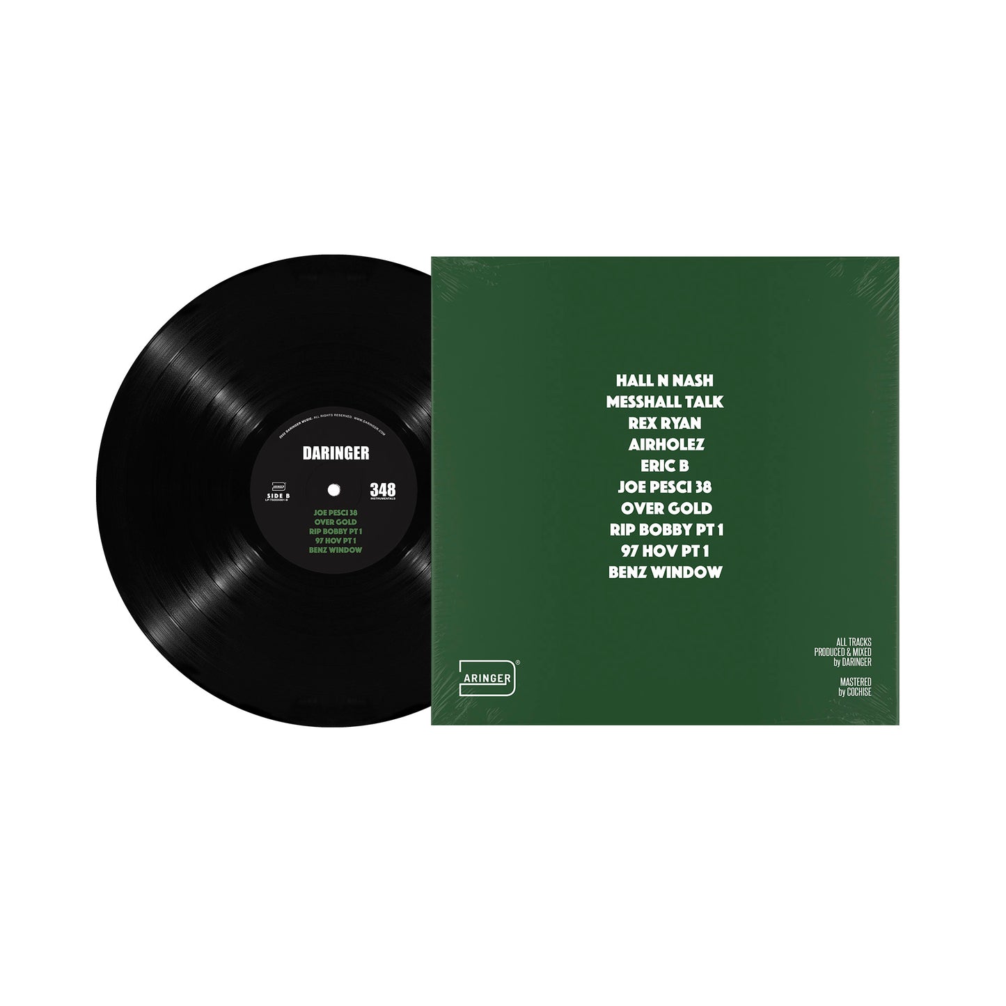 348 Instrumentals: Vol. 1 (Black Vinyl LP)