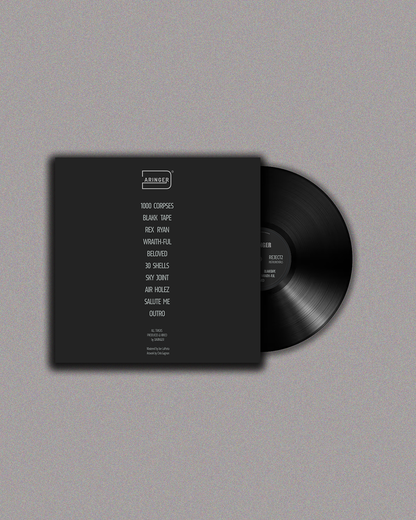"REJECT2" INSTRUMENTALS VINYL (BLACK)