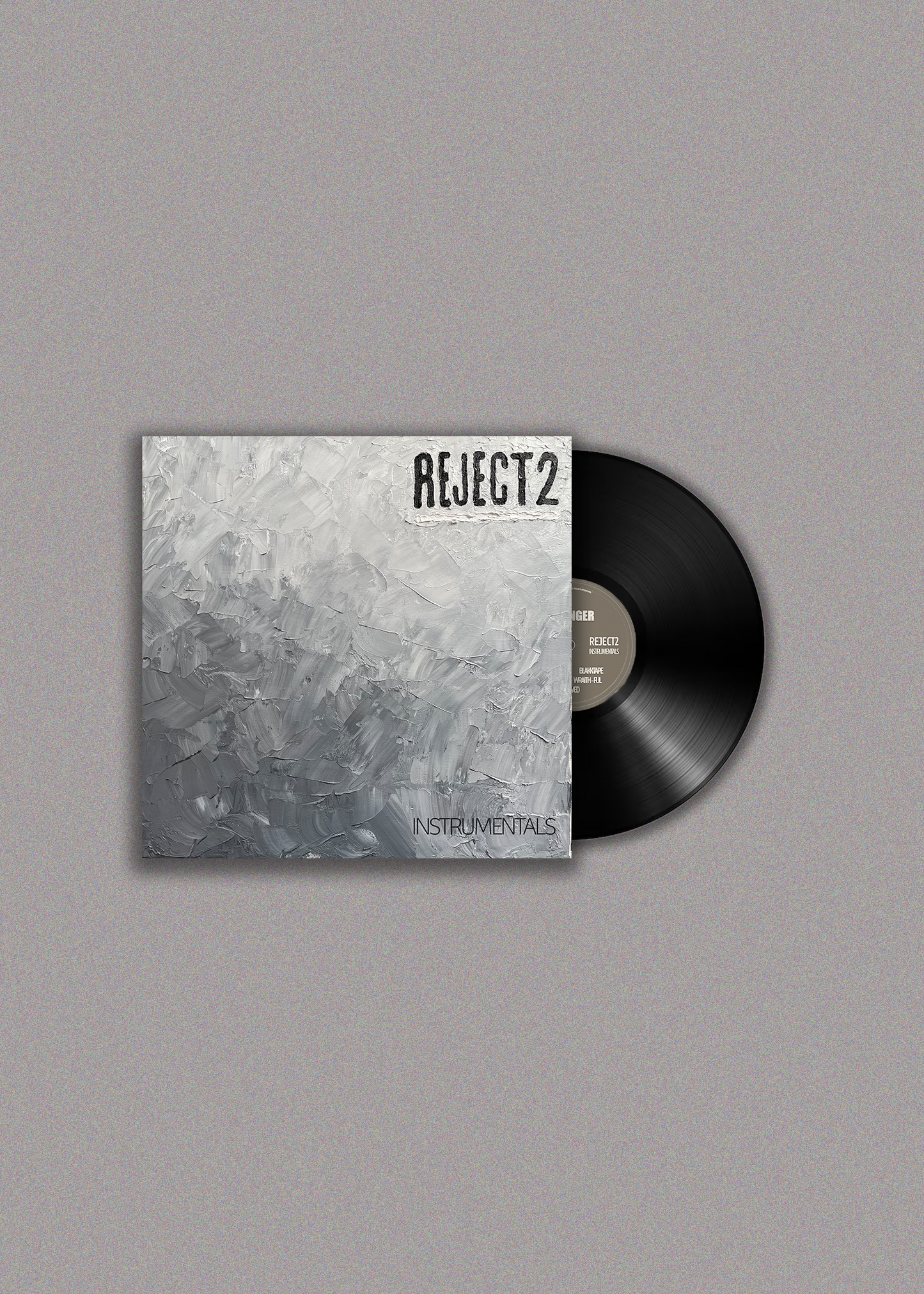 "REJECT2" INSTRUMENTALS VINYL (BLACK)