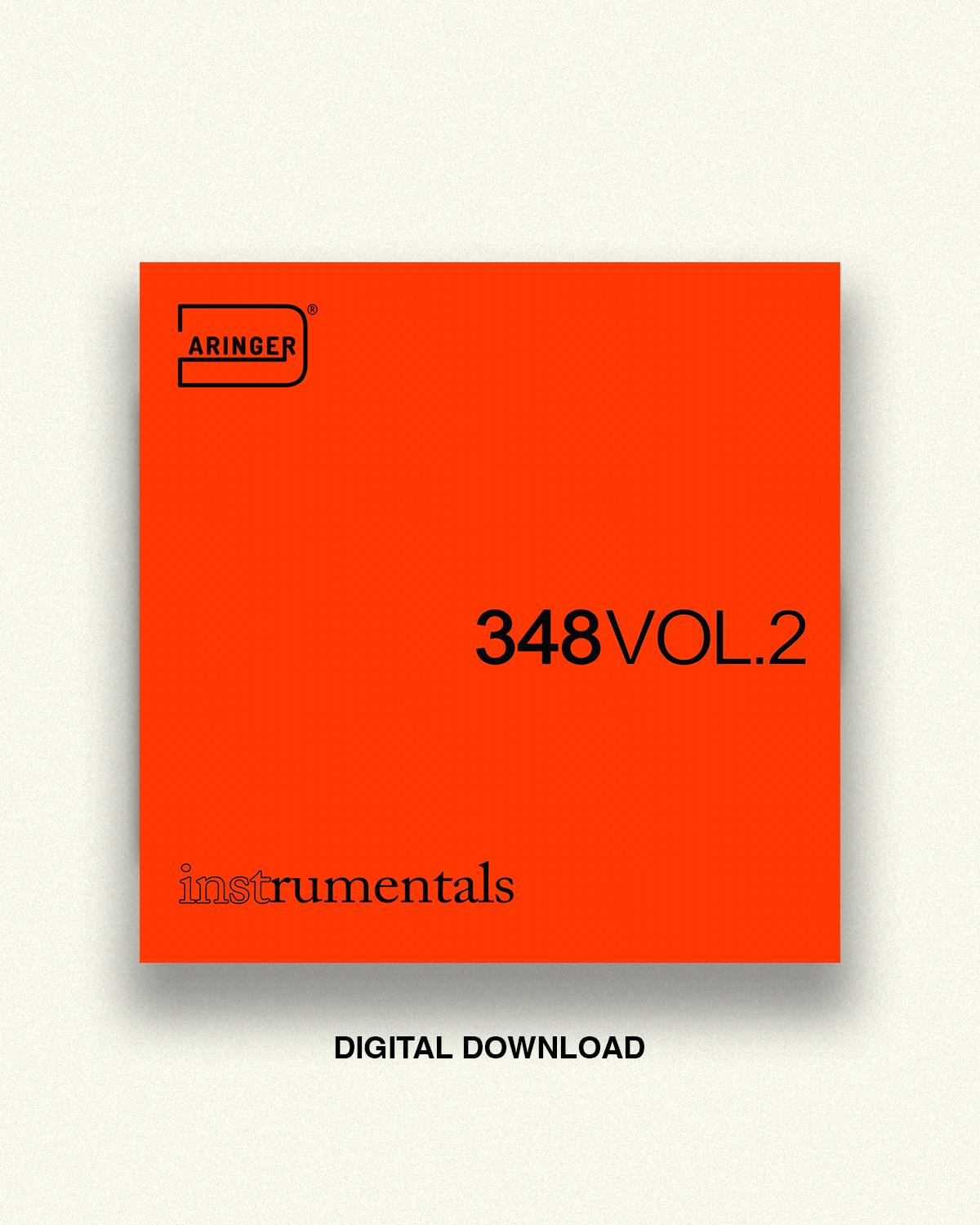 348 VOL 2. Instrumentals - DIGITAL DOWNLOAD – Daringer Records