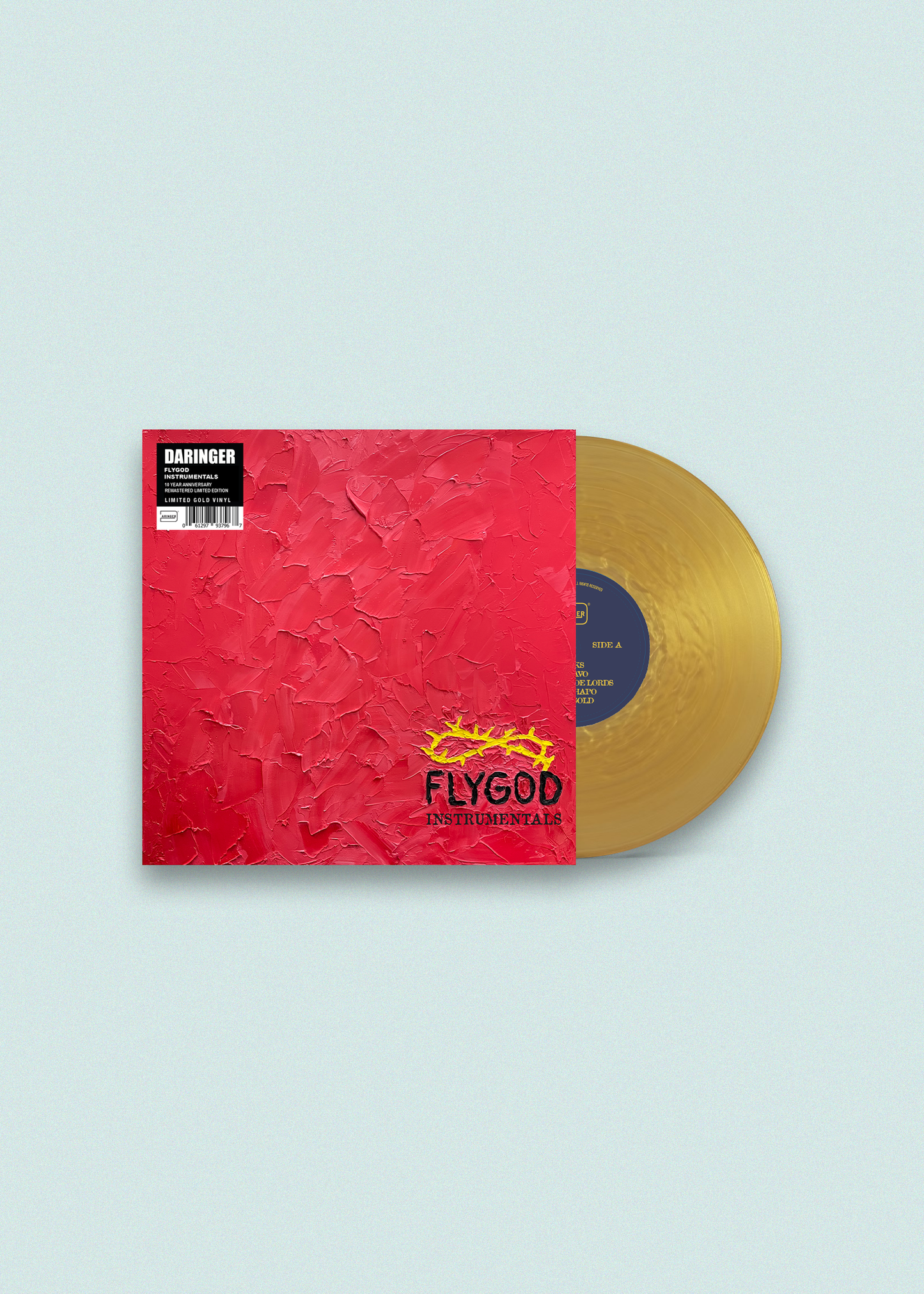 "FLYGOD" INSTRUMENTALS VINYL (GOLD)