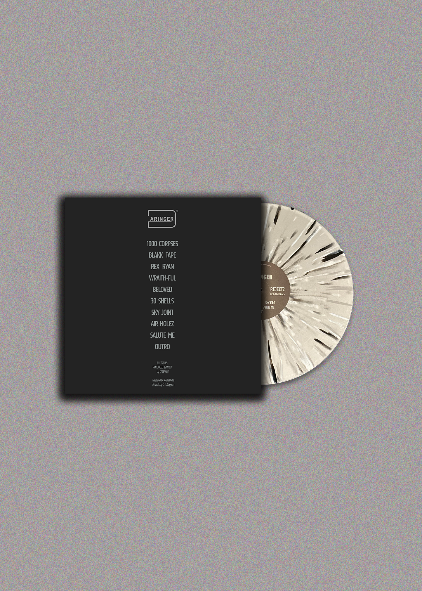 "REJECT2" INSTRUMENTALS VINYL (LIMITED) GREY SPLATTER