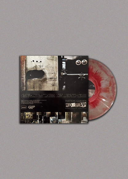 "Hatton Garden Holdup" Limited Red Obi Strip Vinyl (Red/Silver)